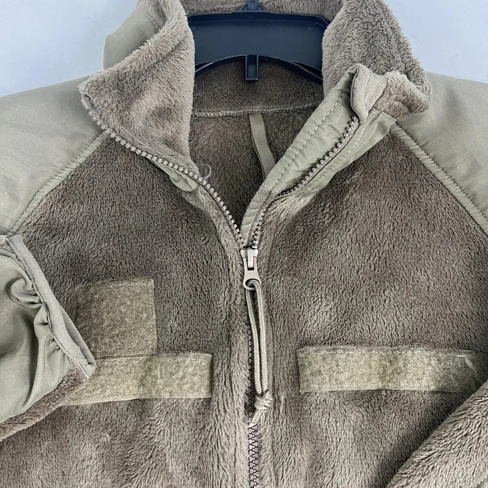 Peckham Polartec Jacket Mens M‎ Brown Fleece Cold Weather GEN III Military USA